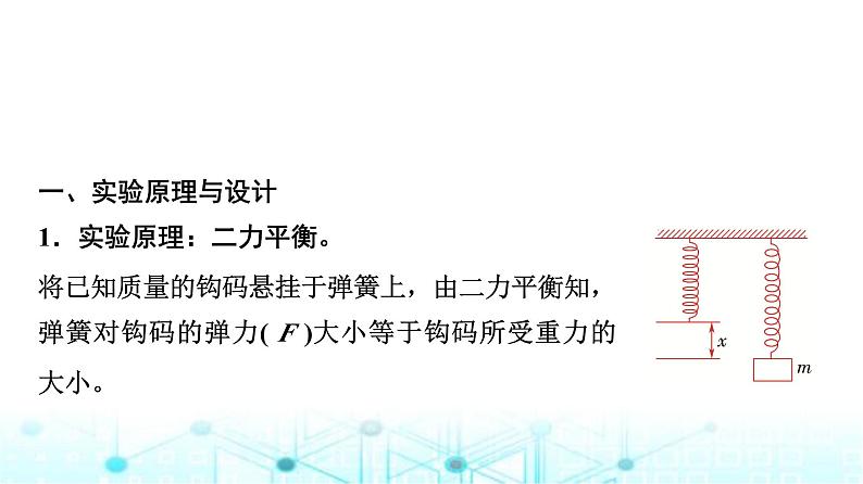 鲁科版高中物理必修第一册第3章实验探究弹簧弹力的大小与伸长量的关系课件03