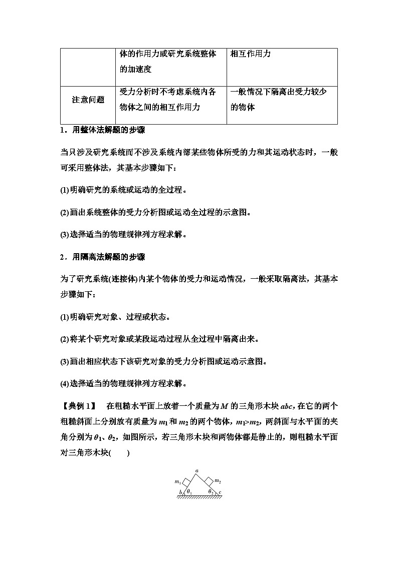 鲁科版高中物理必修第一册第4章章末综合提升学案02