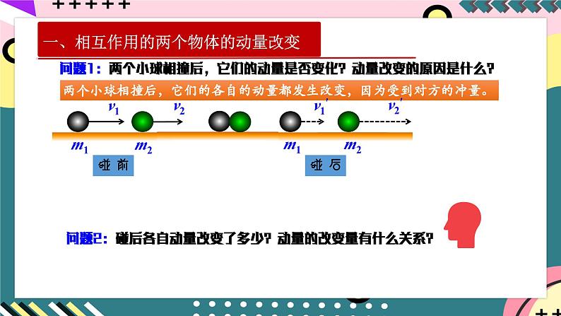 人教版（2019）高中物理选择性必修第一册 1.3《动量守恒定律》课件+素材04