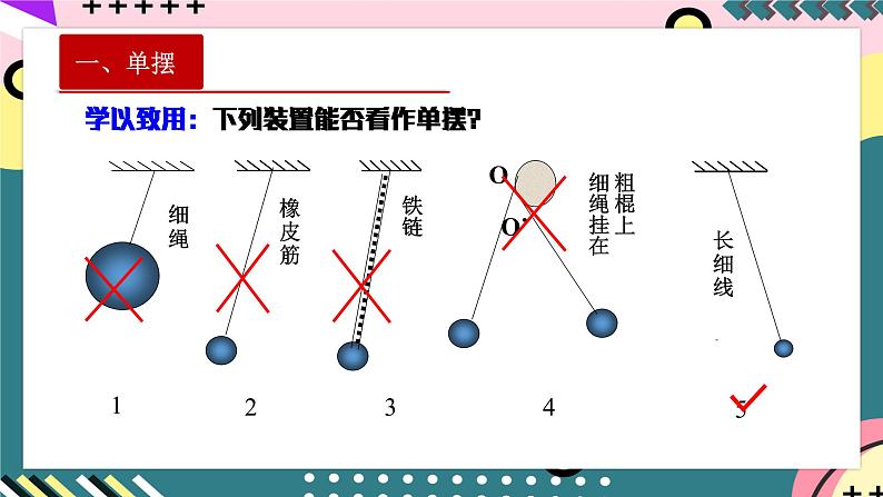 人教版（2019）高中物理选择性必修第一册 2.4《单摆》课件+素材05