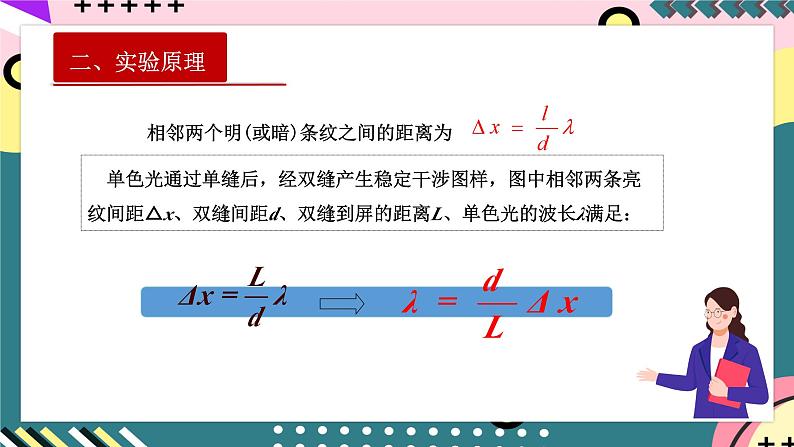 人教版（2019）高中物理选择性必修第一册 4.4《实验：用双缝干涉测量光的波长》课件+素材04