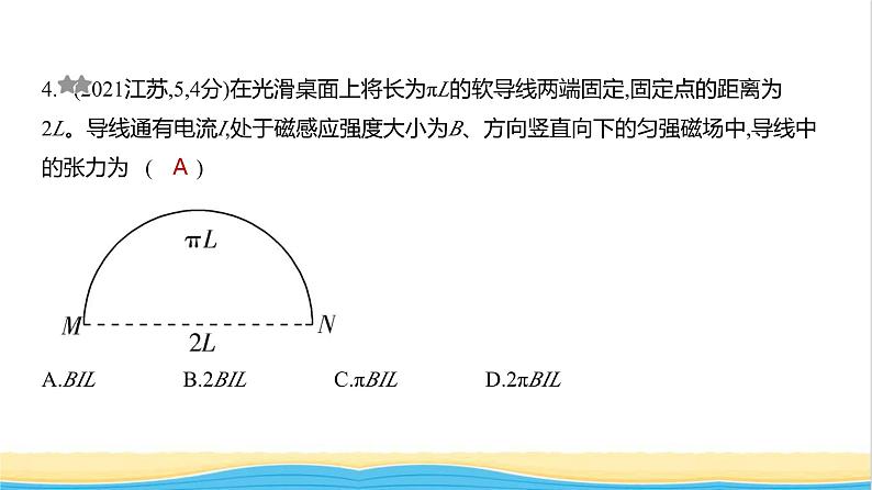 江苏版高考物理复习专题一0一磁场练习课件04