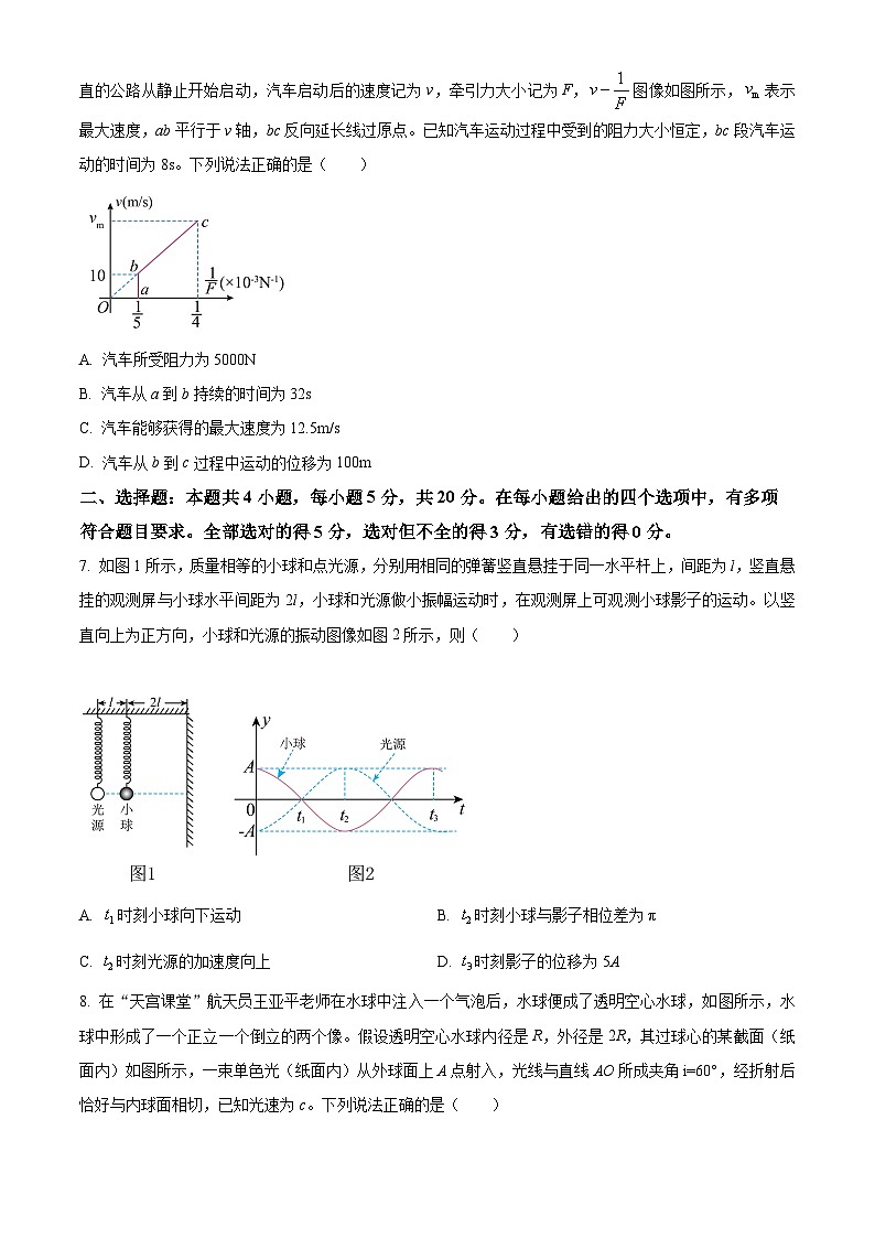 湖南省娄底市涟源市2023-2024学年高二下学期7月期末考试物理试题（原卷版+解析版）03