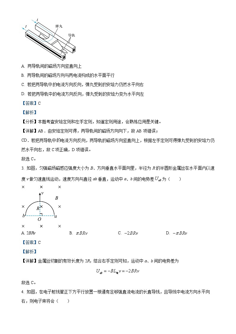 江西省七彩联盟2023-2024学年高二下学期期中考试物理试卷（原卷版+解析版）02