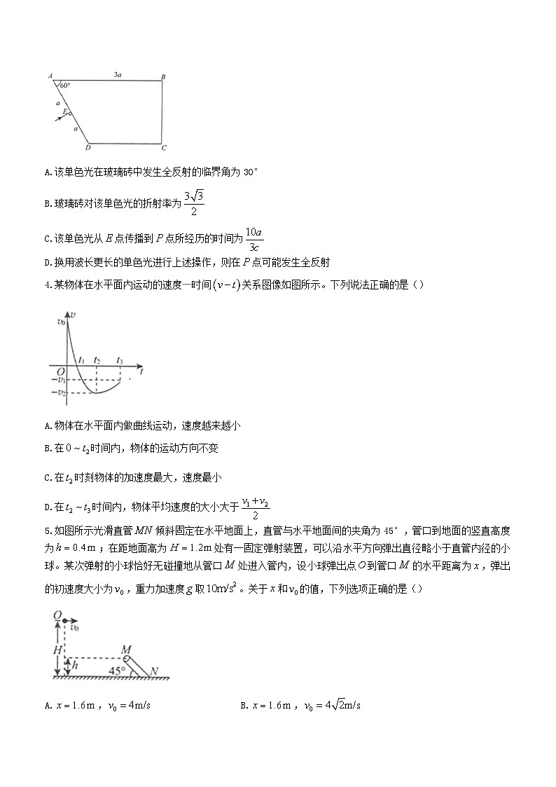辽宁省2023届高考物理模拟调研卷试题二含解析第2页