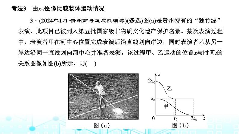 高考物理一轮复习必修第一册第一章运动的描述匀变速直线运动第三讲“运动图像”的分类研究课件第6页