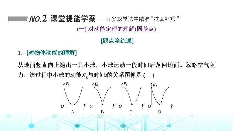 高考物理一轮复习必修第二册第五章机械能第二讲第一课时动能定理的理解及应用课件第4页