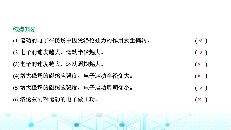 高考物理一轮复习选择性必修第二册第九章磁场第二讲带电粒子在磁场中的运动课件第4页