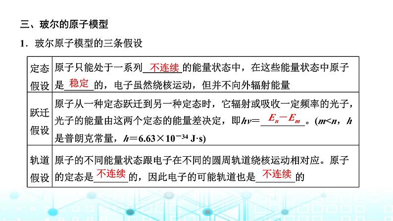 高考物理一轮复习选择性必修第三册第十五章原子物理第二讲原子结构原子核课件04