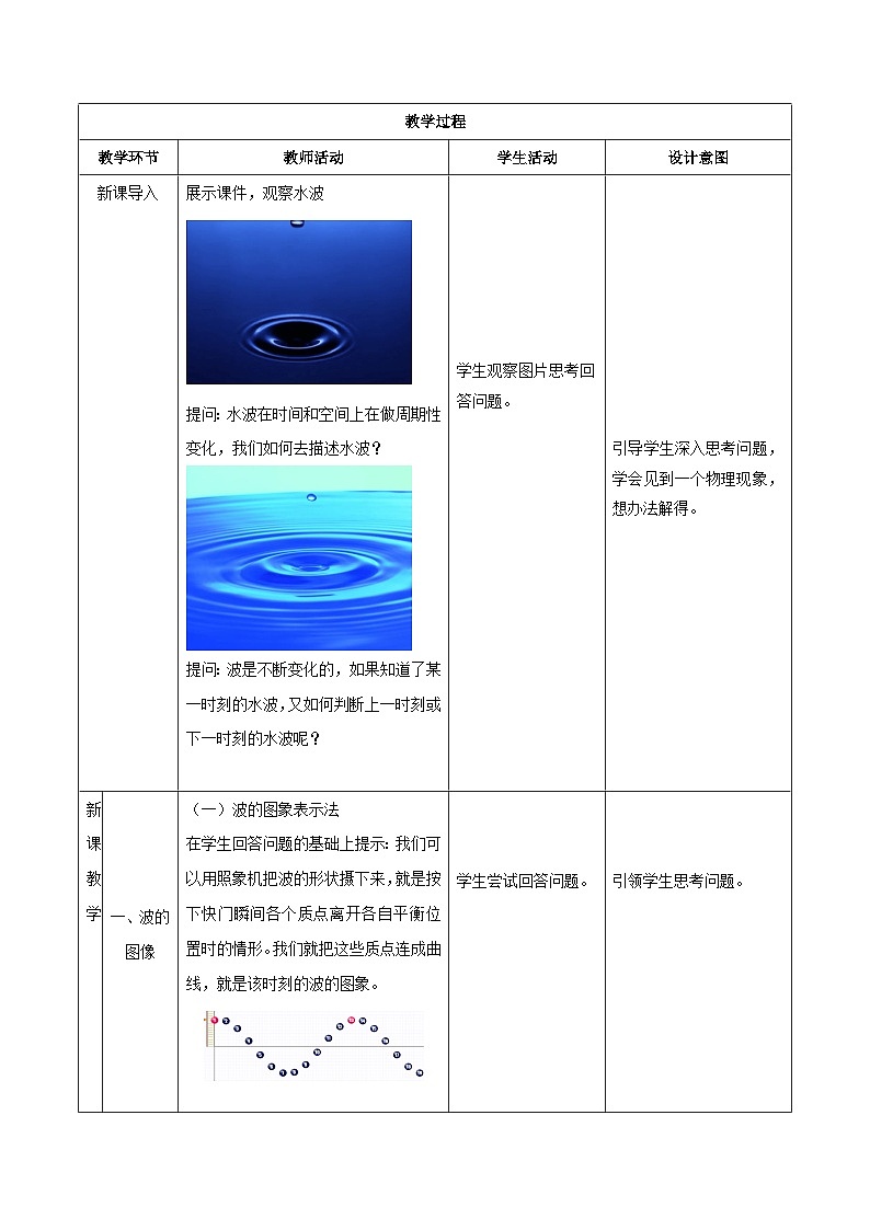 人教版（2019）高中物理选择性必修第一册 3.2《波的描述》教案02