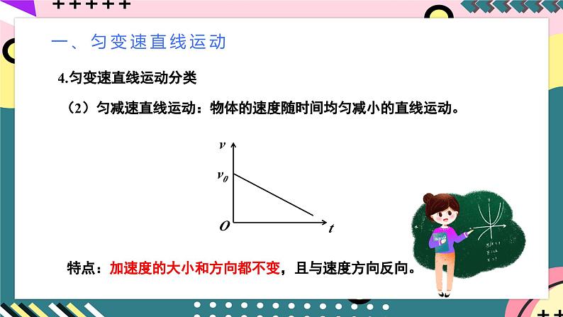 人教版（2019）高中物理必修第一册 2.2《匀变速直线运动的速度与时间的关系》课件08