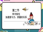 鲁科版（2019）高中物理必修第一册 5.2《科学探究：加速度与力、质量的关系》课件+素材