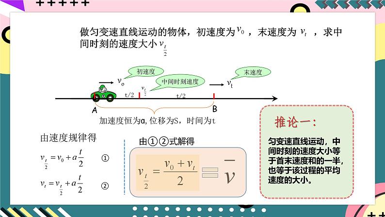 鲁科版（2019）高中物理必修第一册 2.2《专题课：匀变速直线运动推论》课件PPT03