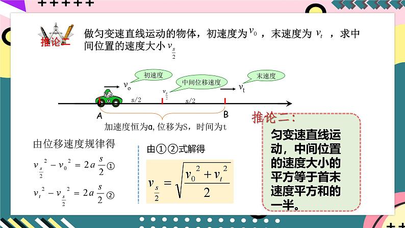 鲁科版（2019）高中物理必修第一册 2.2《专题课：匀变速直线运动推论》课件PPT04