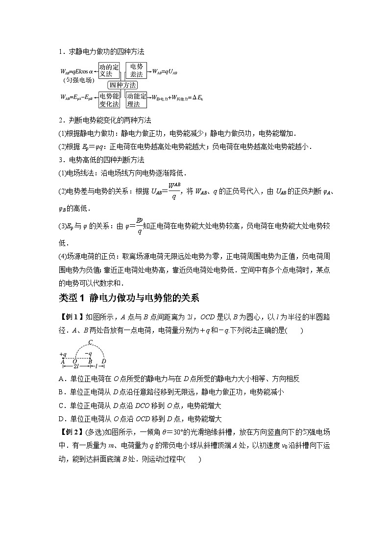 高考物理一轮复习专题21电场能的性质(原卷版+解析)02