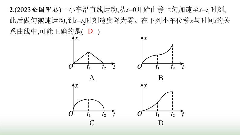 人教版高中物理必修第一册第1章运动的描述整合课件第6页