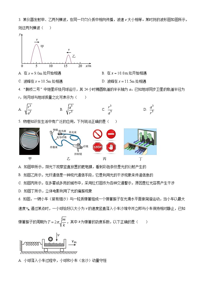 吉林省长春市东北师范大学附属中学2023-2024学年高一下学期期末物理试题（原卷版）第2页
