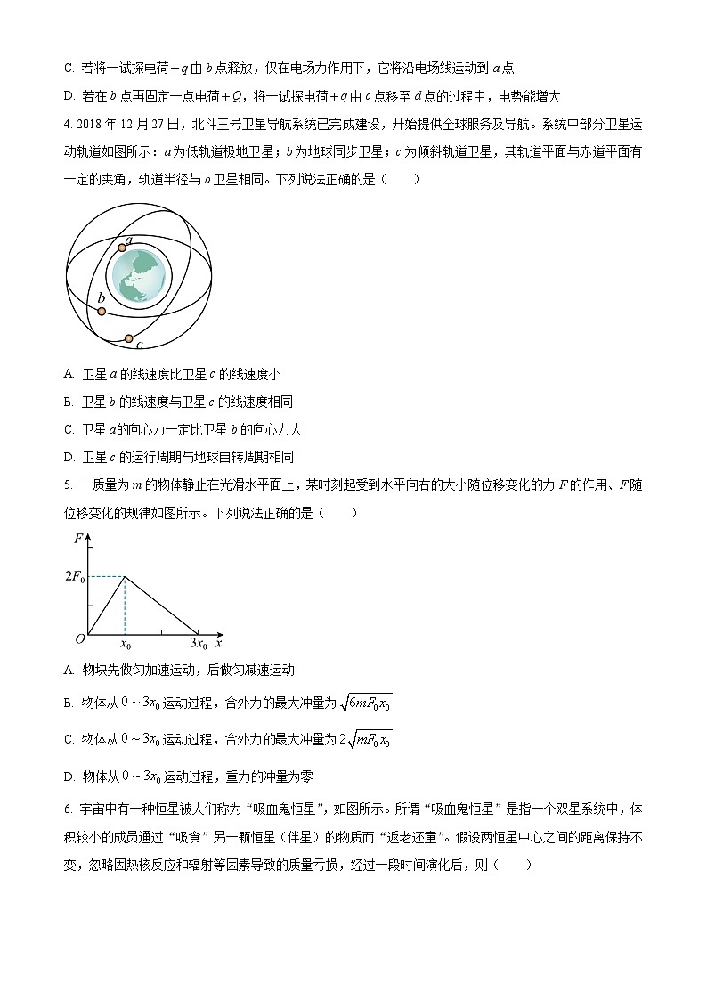 吉林省白山市抚松县第一中学2024-2025学年高二上学期开学物理试题（原卷版）第2页