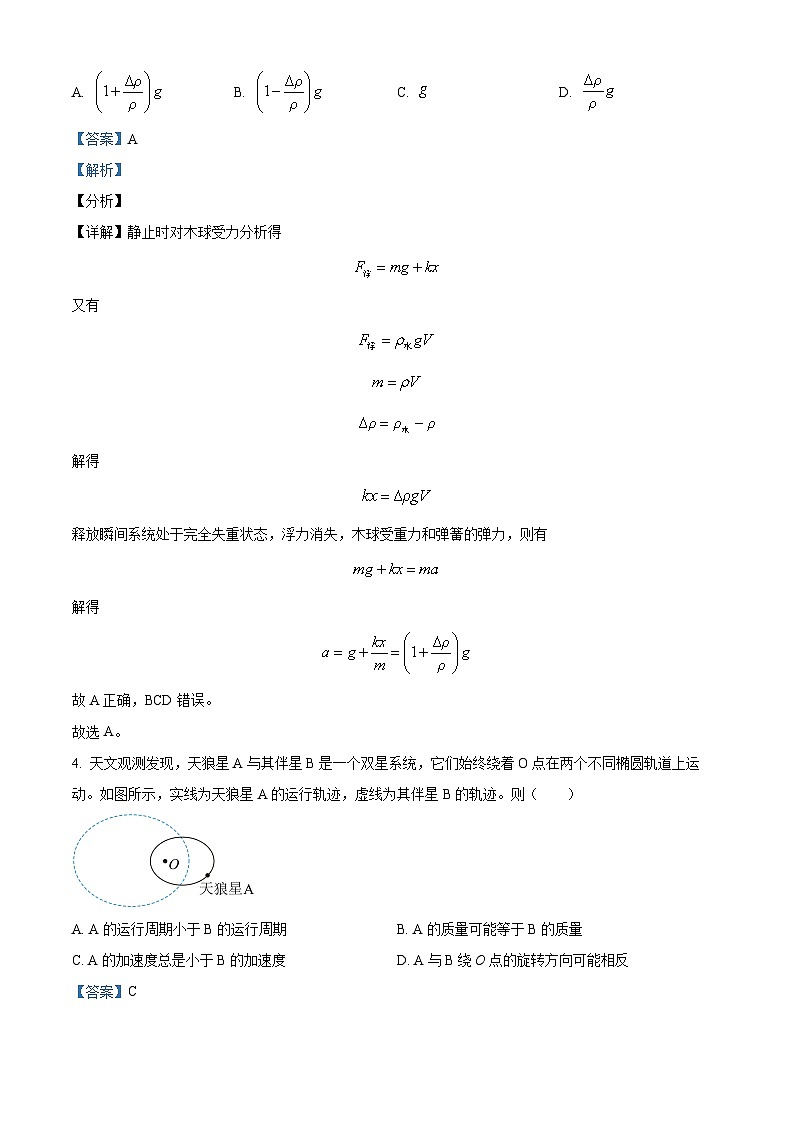 十五校教育集团鄂豫皖五十三校2024-2025学年高三上学期8月联考物理试题（湖北卷）（解析版）第3页
