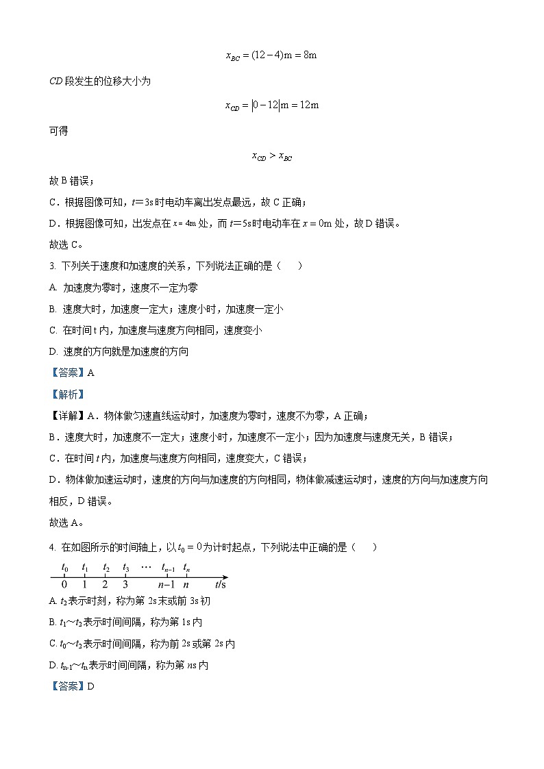 湖南省岳阳市汨罗市第二中学2024-2025学年高一上学期开学考试物理试题（原卷版+解析版）02