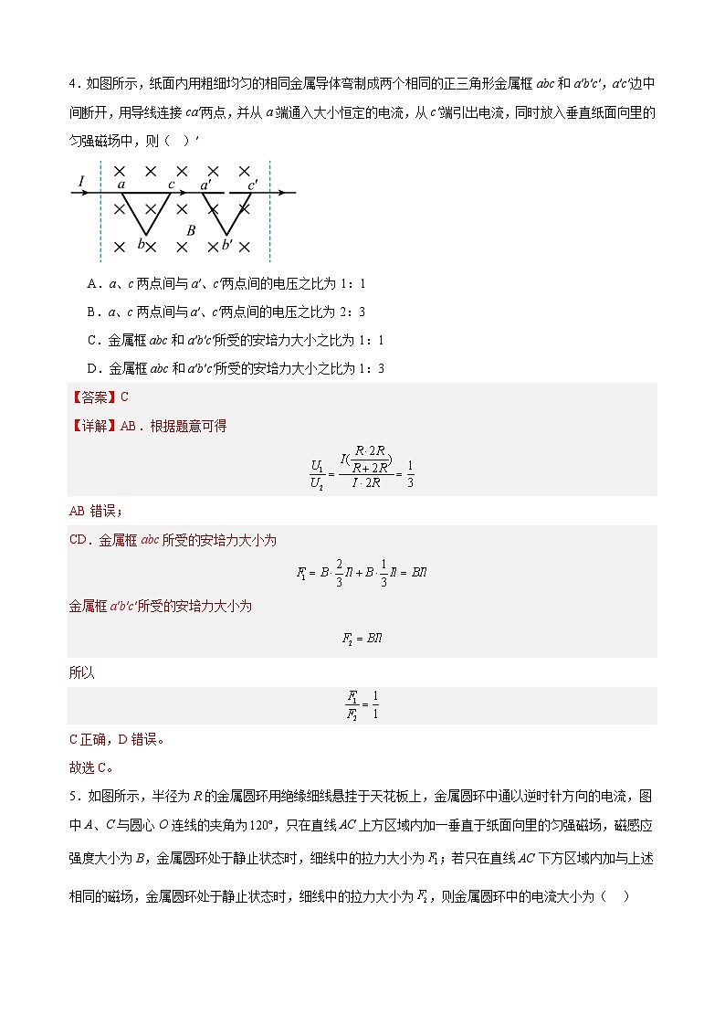 综合特训03 磁场（热点题）（解析版）-2025高考物理一轮新题型综合特训（上海专用）03