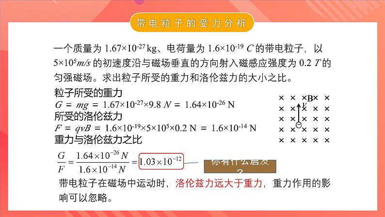 人教版（2019）高中物理选择性必修第二册 1.3《带电粒子在匀强磁场中的运动》课件05