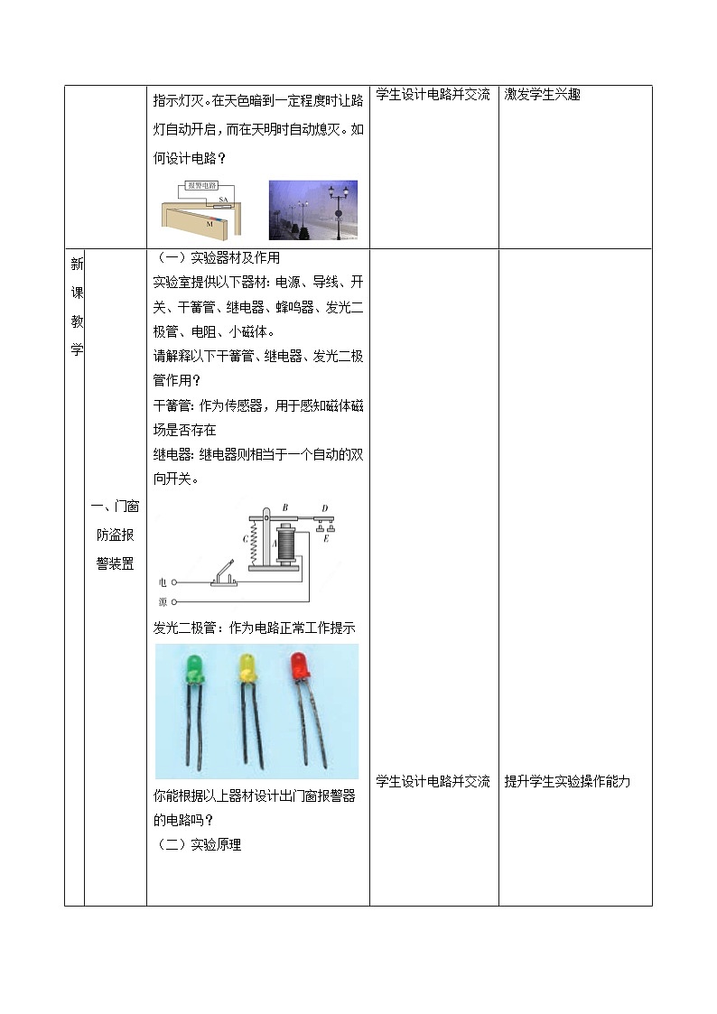 人教版（2019）高中物理选择性必修第二册 5.3《利用传感器制作简单的自动控制装置》教案02