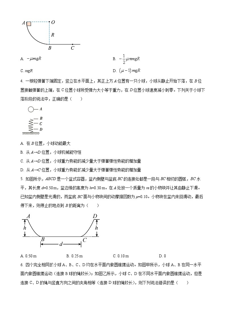 内蒙古自治区通辽市第一中学2024-2025学年高二上学期开学考试物理试题（原卷版）第2页