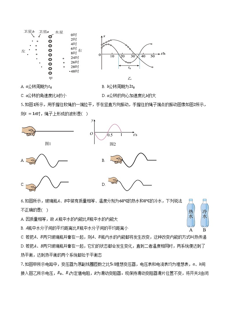 2023-2024学年四川省成都市锦江区嘉祥外国语高级中学高二（下）期末物理试卷（含解析）02
