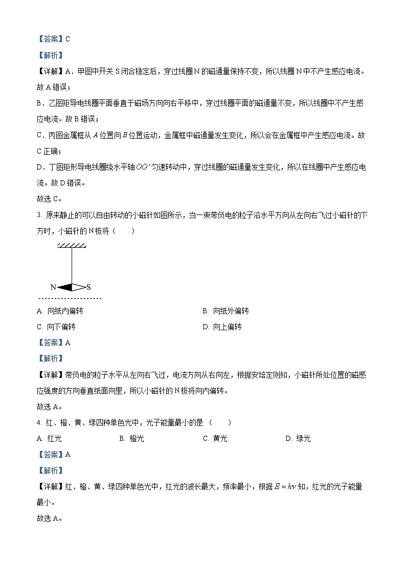 江苏省宿迁市泗阳县实验高级中学2024-2025学年高二上学期开学考试物理试题（解析版）第2页