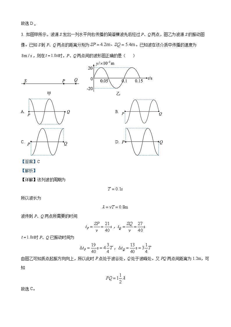 2025届安徽省名校联盟高三上学期开学摸底考试物理试题（解析版）第3页