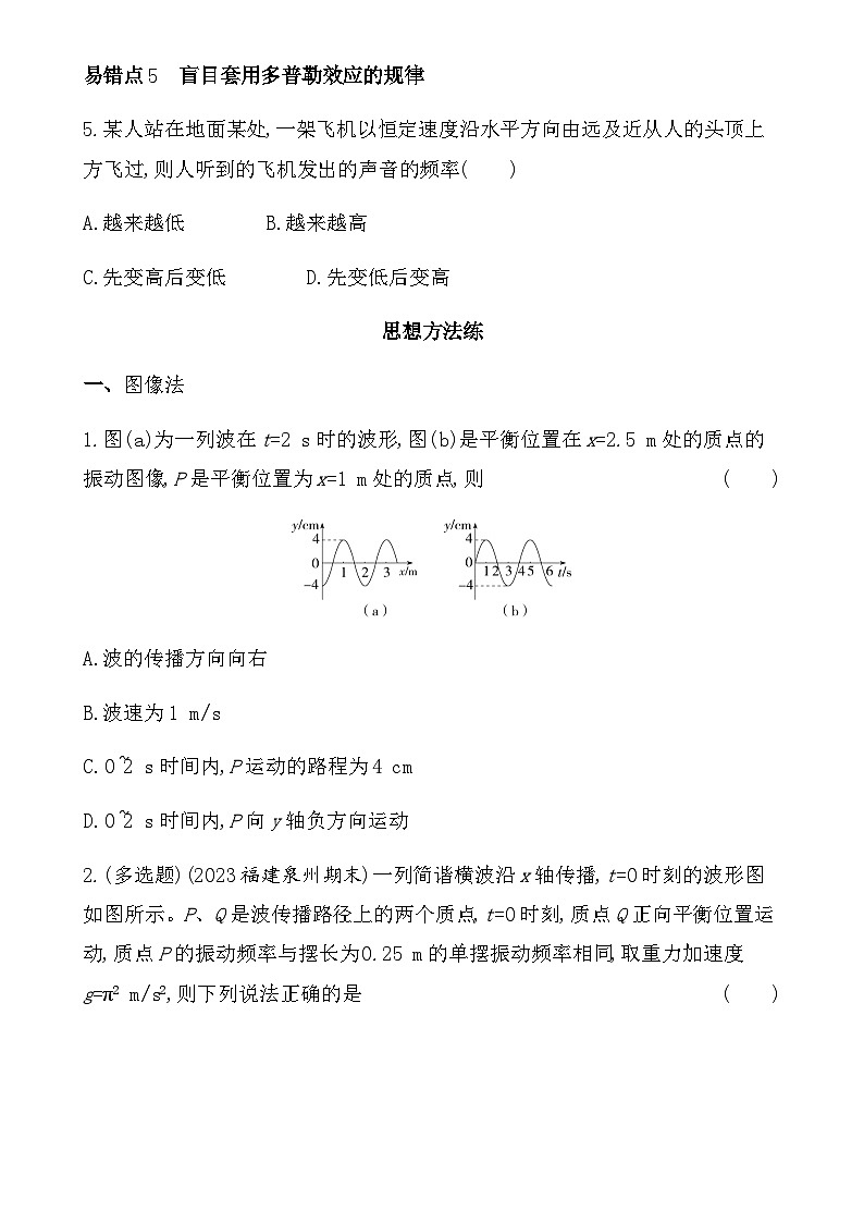 鲁科版高中物理选择性必修第一册第3章机械波复习提升练含答案03