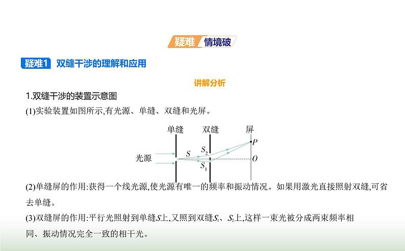 鲁科版高中物理选择性必修第一册第5章光的干涉衍射和偏振第1节光的干涉课件第4页