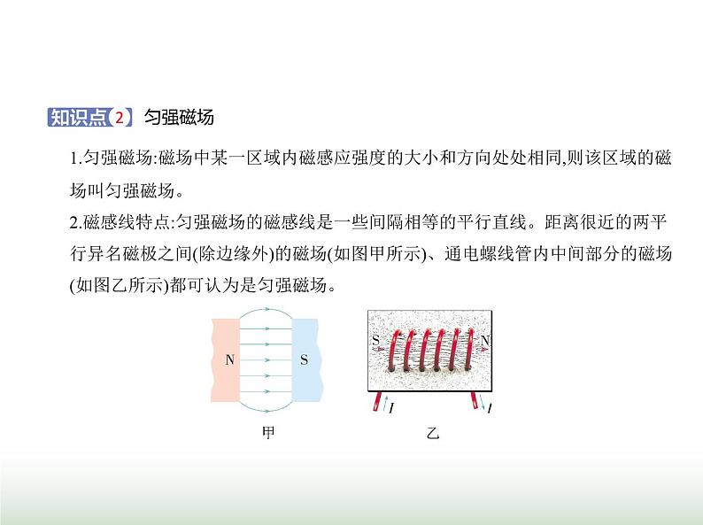 粤教版高中物理必修第三册第六章第二节磁感应强度课件第4页