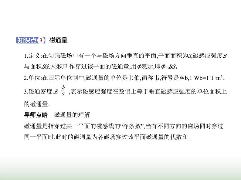 粤教版高中物理必修第三册第六章第二节磁感应强度课件第5页