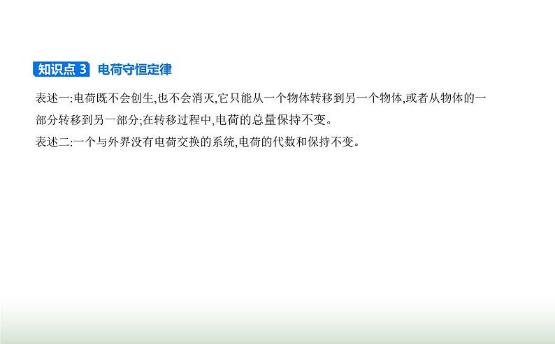 人教版（江苏专用）高中物理必修第三册第九章静电场及其应用1电荷课件第4页