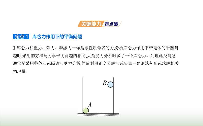 人教版（江苏专用）高中物理必修第三册第九章静电场及其应用2库仑定律课件第7页