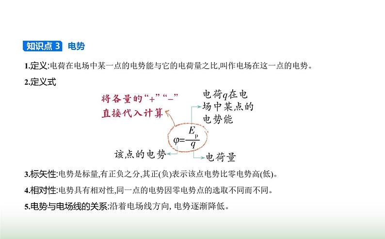 人教版（江苏专用）高中物理必修第三册第十章静电场中的能量1电势能和电势课件04