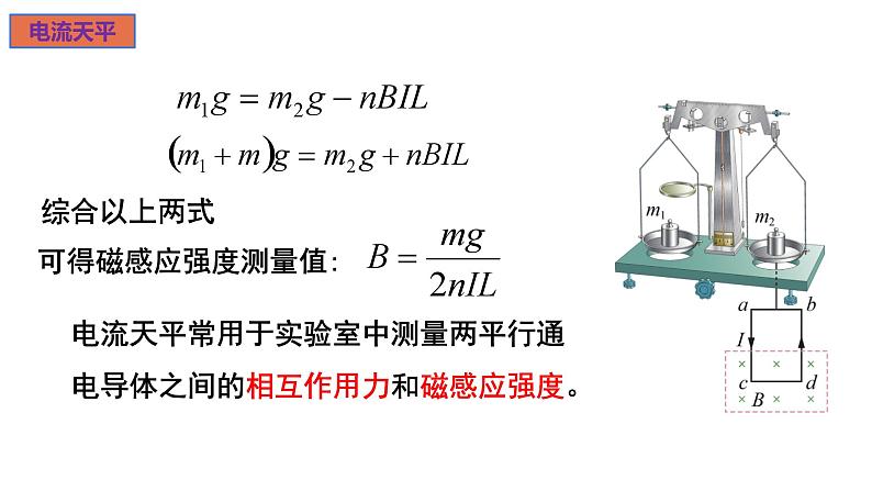 新粤教版高中物理选择性必修第二册 1.2安培力的应用 课件06