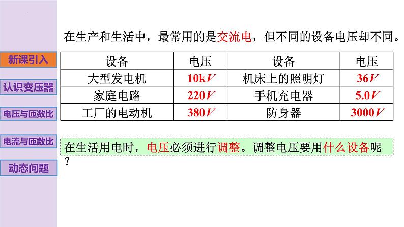 新粤教版高中物理选择性必修第二册 3.3变压器 课件+导学案02