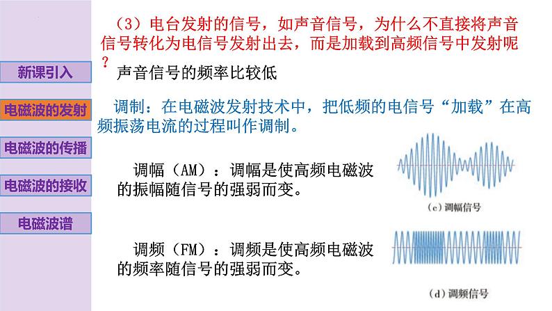 新粤教版高中物理选择性必修第二册 4.3电磁波的发射、传播和接收4.4电磁波谱 课件+导学案05