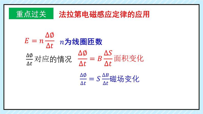 新鲁科版选择性必修第二册 2.2法拉第电磁感应定律课件 课件第6页