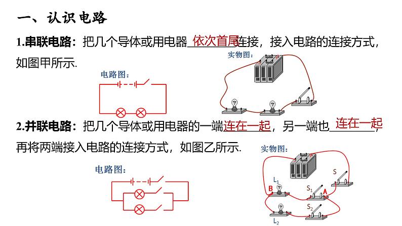 沪科版2020上海高二物理必修第三册 10.1简单串联、并联组合电路（第2课时串并联电路）（课件）04