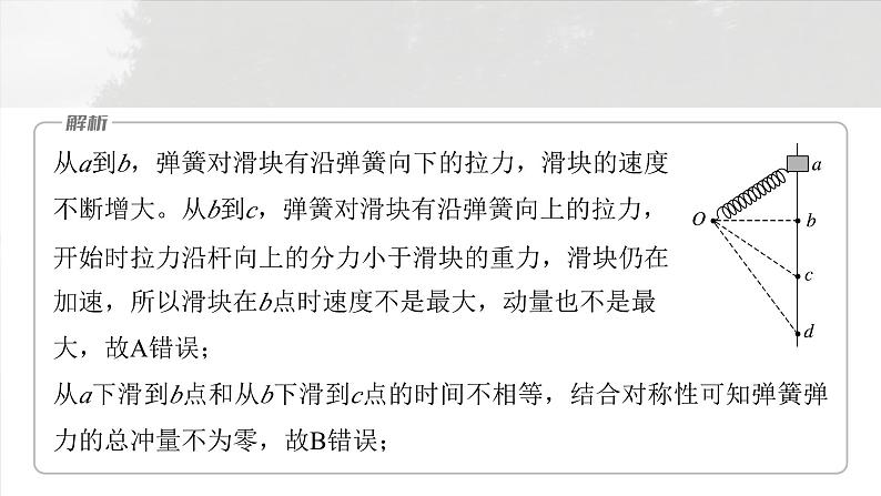 高考物理一轮复习讲义课件第6章微点突破3　含弹簧的机械能守恒问题（含详解）08