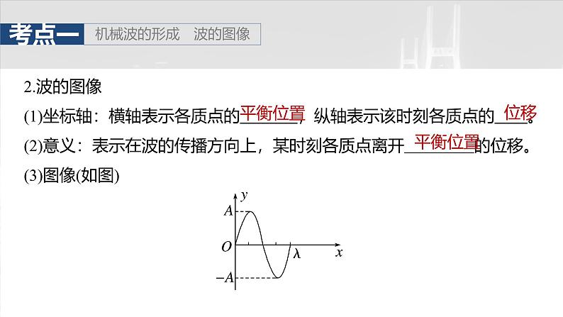 高考物理一轮复习讲义课件第8章第3课时　机械波（含解析）07