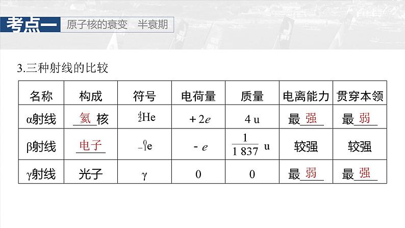 高考物理一轮复习讲义课件第16章第3课时　原子核（含详解）06