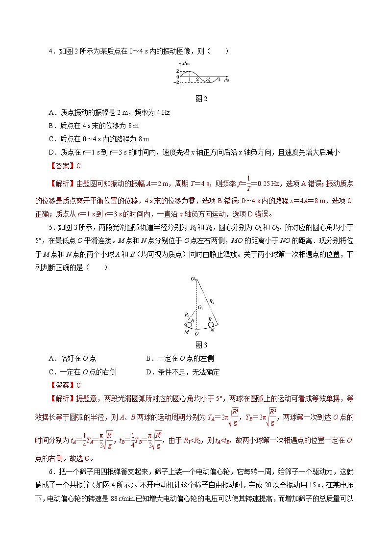 沪科版2020上海高二物理选修一 本章复习与测试（作业）（练习）02