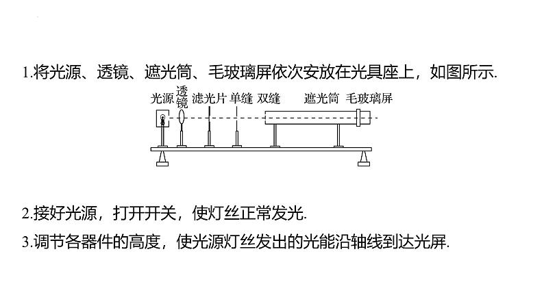 沪科版2020上海高二物理选修一 实验：用双缝干涉测量光的波长（课件）第6页