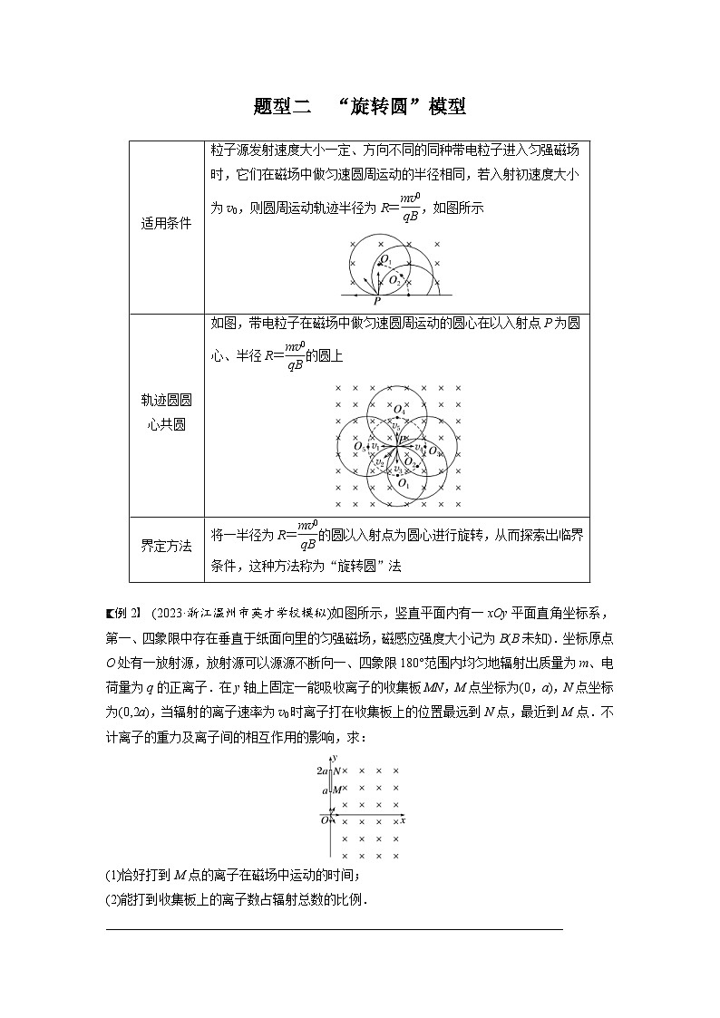 新高考物理一轮复习讲义 第11章 专题强化18　动态圆（原卷版）第2页