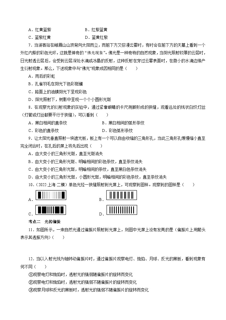 4.4 光的衍射和偏振（原卷版）第2页